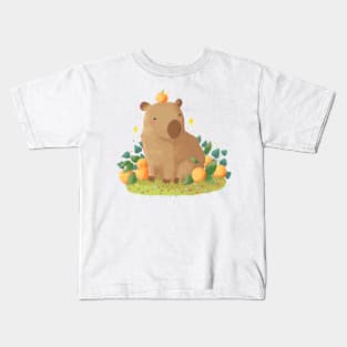 Cute Capybara illustration Kids T-Shirt